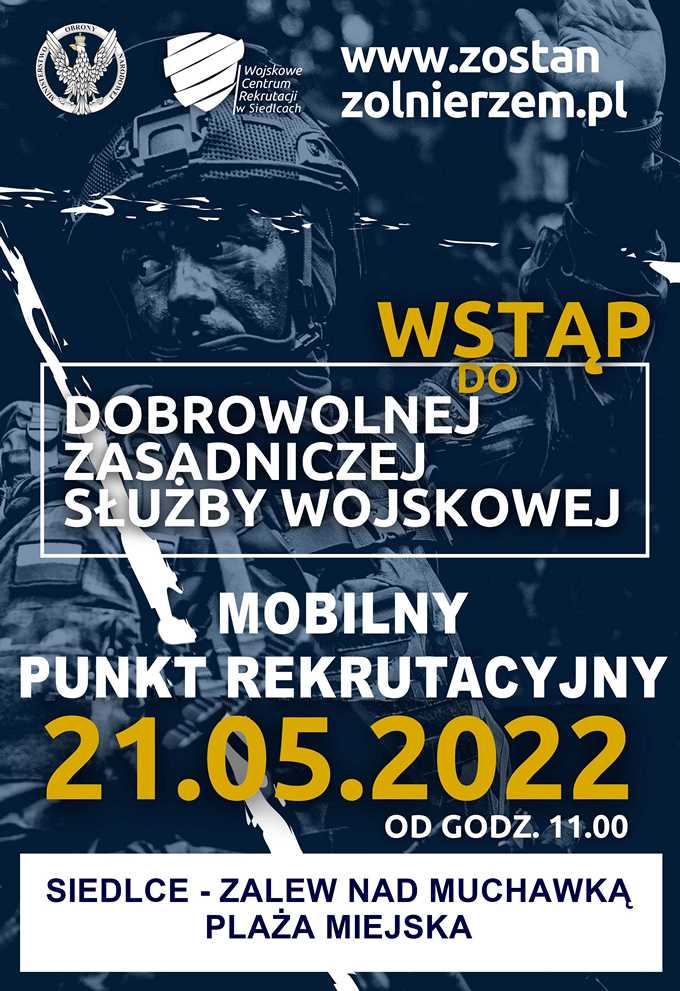 Plakat promujący dobrowolną służbę wojskową